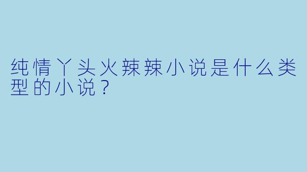 纯情丫头火辣辣小说是什么类型的小说？  