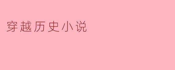 穿越历史小说