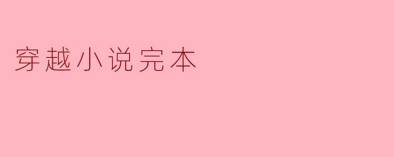 探讨穿越小说完本的魅力