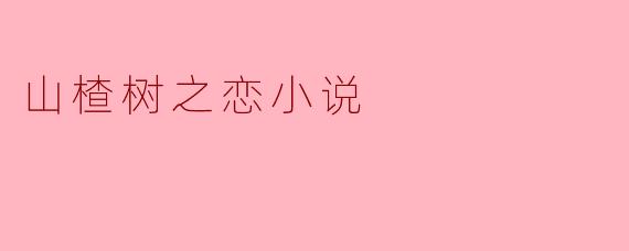 山楂树之恋小说