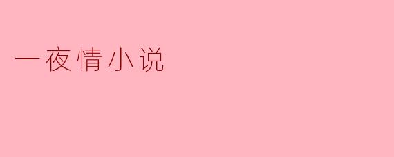 一夜情小说常常描绘哪些主题和情感?**