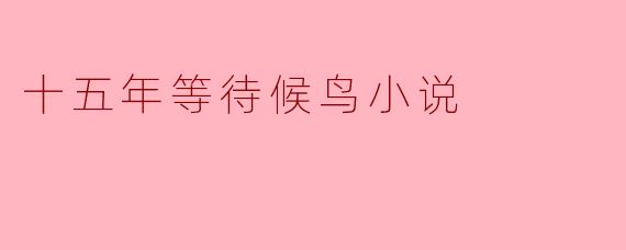 十五年等待候鸟小说