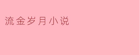 流金岁月小说