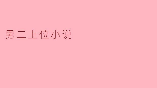 男二上位小说
