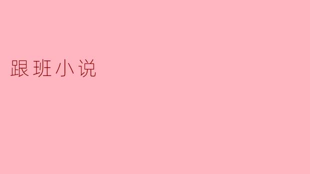 跟班小说