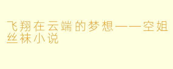 飞翔在云端的梦想——空姐丝袜小说