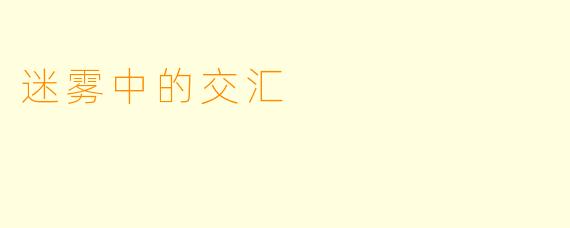迷雾中的交汇