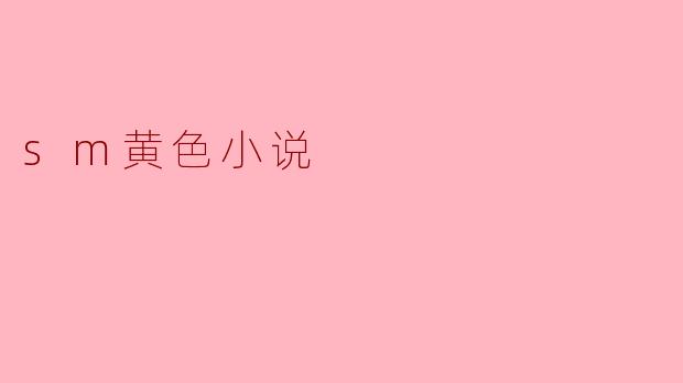 sm黄色小说