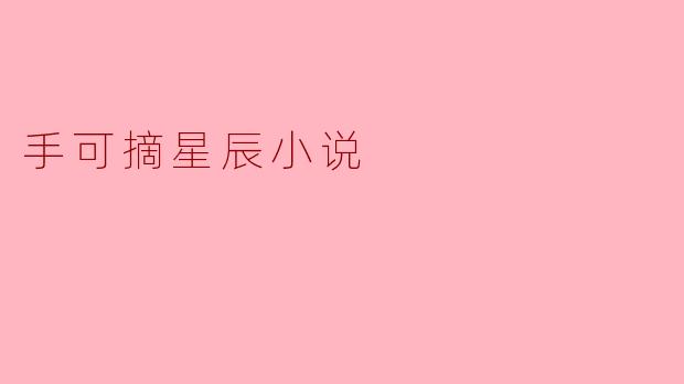 小说《手可摘星辰》的主要主题是什么？