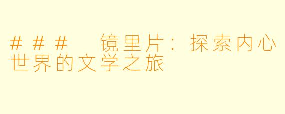 ### 镜里片：探索内心世界的文学之旅
