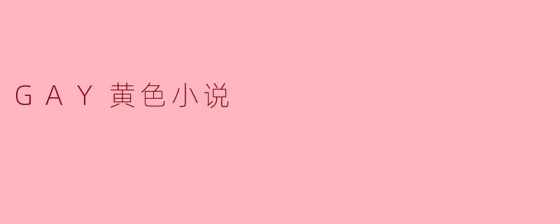GAY黄色小说