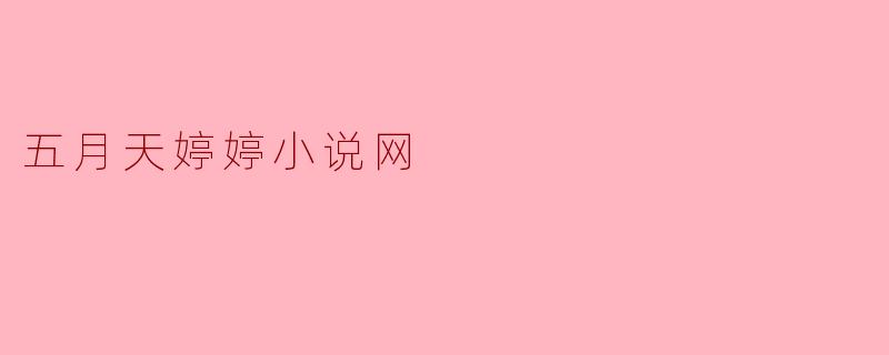 五月天婷婷小说网