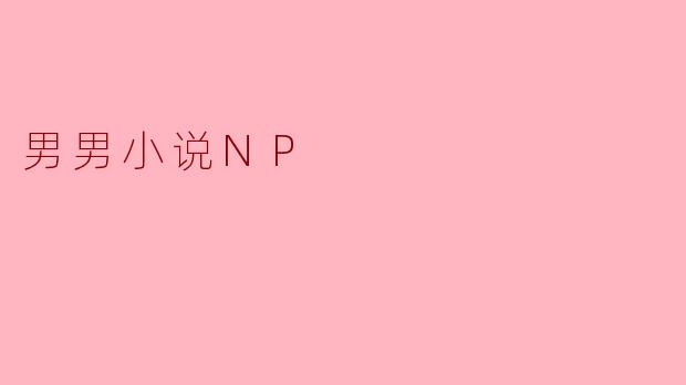男男小说NP