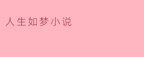 人生如梦小说