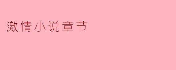 激情小说章节