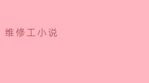 维修工小说