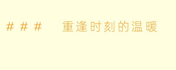 ### 重逢时刻的温暖