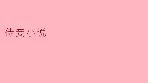 侍妾小说