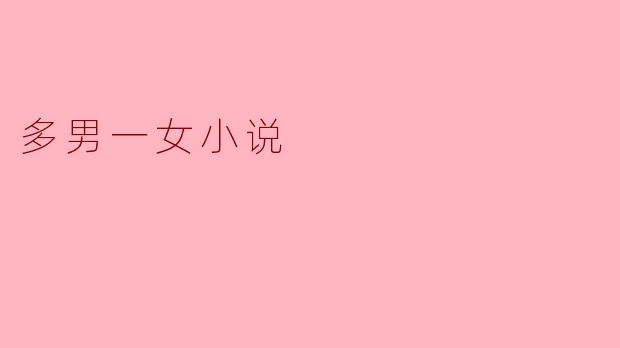 多男一女小说