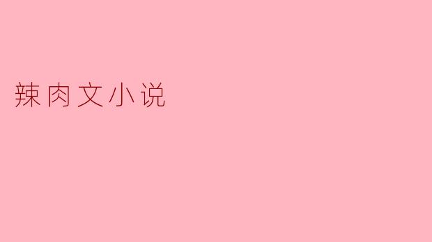 辣肉文小说