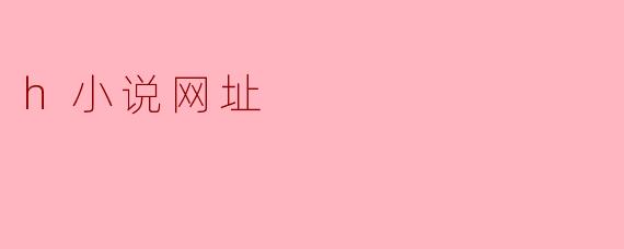 h小说网址