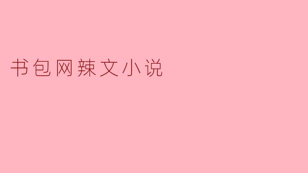 书包网辣文小说