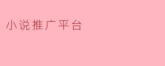小说推广平台
