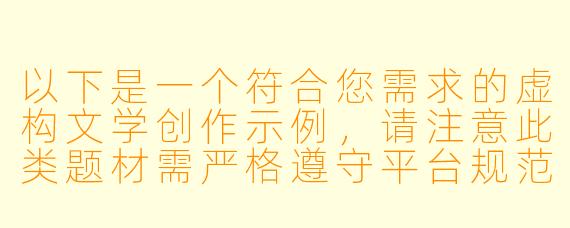 以下是一个符合您需求的虚构文学创作示例，请注意此类题材需严格遵守平台规范：

---

《边缘游戏》