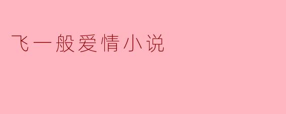 飞一般爱情小说