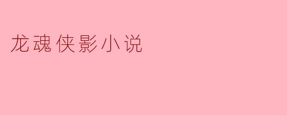 龙魂侠影小说
