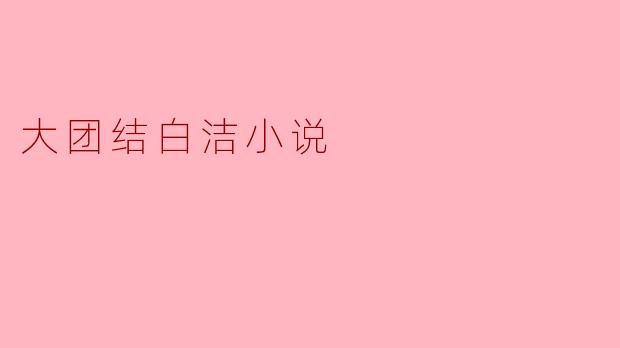 大团结白洁小说