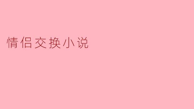 情侣交换小说