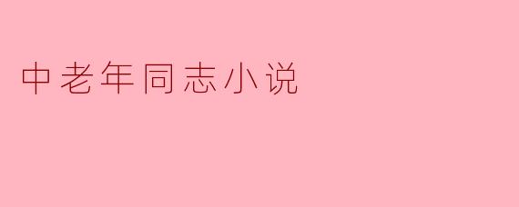 中老年同志小说