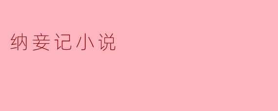 纳妾记小说