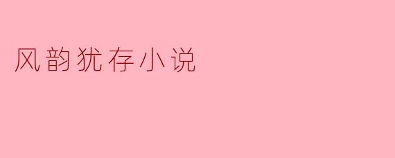 如何用一句话概括《风韵犹存》这类小说的核心魅力？