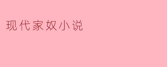 现代家奴小说